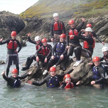 Coasteering on the Gower, Swansea