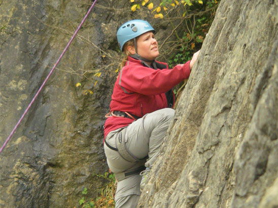 Rock climbing south wales