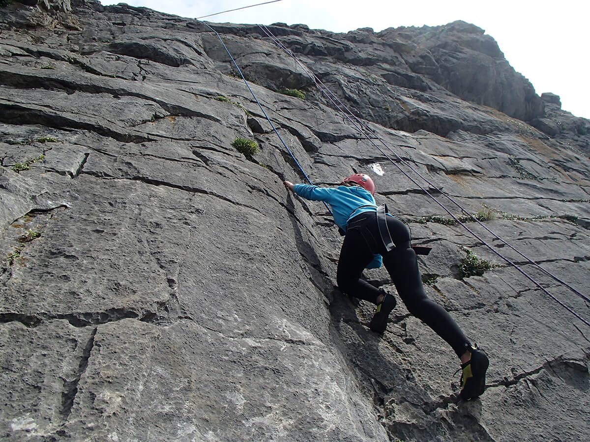 Rock Climbing in the Brecon Beacons