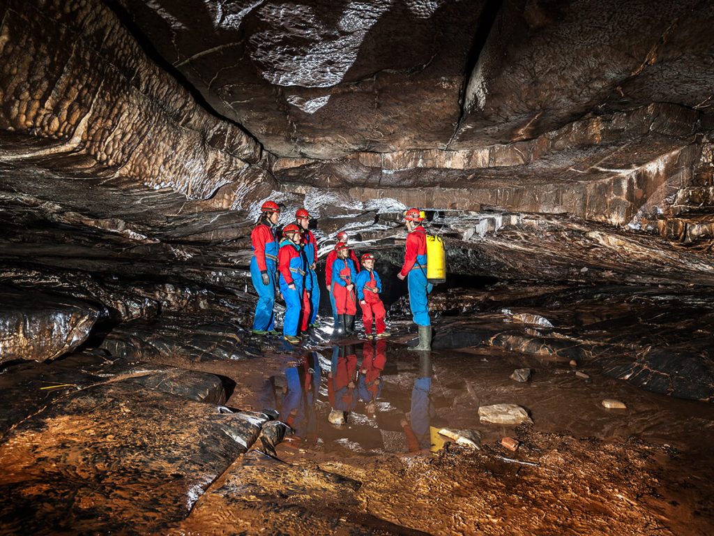 Cave exploring