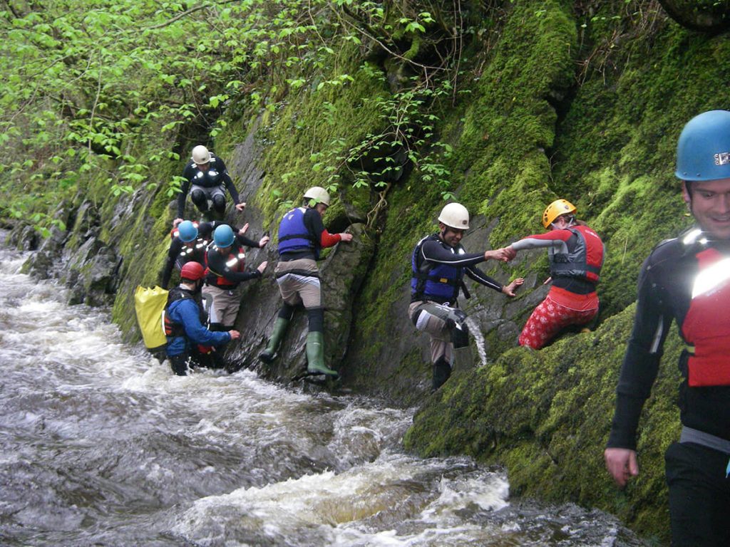Team work in the Gorge