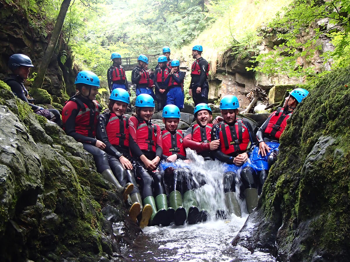 Group in the Gorge