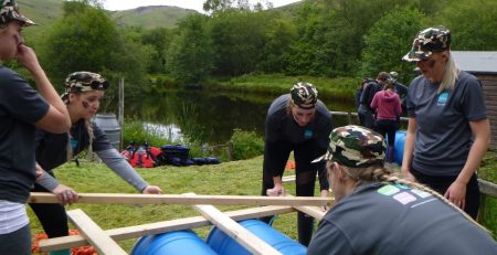 Team Building Raft Building