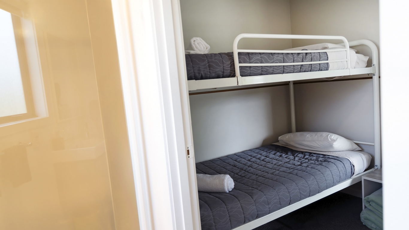 Design of bedroom dormitory in hostel